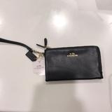 Coach Bags | Authentic Coach Wristlet In Black | Color: Black/Gold | Size: Os