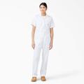 Dickies Women's Flex Cooling Short Sleeve Coveralls - White Size L (FV332F)