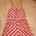 American Eagle Outfitters Dresses | Aeo Striped Beach Dress | Color: Red | Size: M