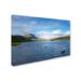 Highland Dunes 'Lake Leathan' Photograph Print on Wrapped Canvas in White | 30 H x 47 W x 2 D in | Wayfair PSL0347-C3047GG