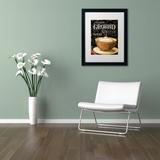 Charlton Home® Today's Coffee II by Lisa Audit - Picture Frame Advertisements Print on Canvas Canvas | 14 H x 11 W x 0.5 D in | Wayfair