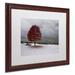 Ebern Designs Autumn Contrast on the Lake by Kurt Shaffer - Picture Frame Photograph Print on Canvas Canvas | 16 H x 20 W x 0.5 D in | Wayfair