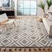 Brown/White 96 x 0.98 in Indoor Area Rug - Union Rustic Alimatou Geometric Wool Brown/Ivory Area Rug Wool | 96 W x 0.98 D in | Wayfair