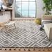 Gray/White 108 x 0.98 in Indoor Area Rug - Union Rustic Alimatou Geometric Wool Gray/Ivory Area Rug Wool | 108 W x 0.98 D in | Wayfair