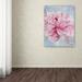 Ophelia & Co. 'Pink Peonie II' Painting Print on Wrapped Canvas Metal | 32 H x 24 W x 2 D in | Wayfair ALI0757-C2432GG
