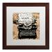 Ebern Designs Just Words 1 by Roderick Stevens - Picture Frame Graphic Art Print on Canvas Canvas | 16 H x 16 W x 0.5 D in | Wayfair