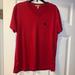 Burberry Shirts | Burberry Men V-Neck T-Shirt | Color: Red | Size: Sp