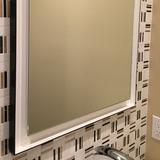Dowell Lighted Bathroom Mirror Glass/Metal | 31 H x 30 W x 2 D in | Wayfair 5005 3031