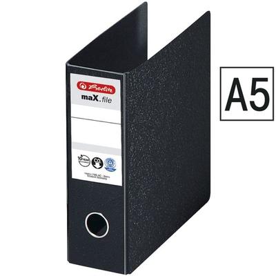 Herlitz Ordner schwarz, 7.5x23x22 cm
