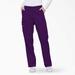 Dickies Women's Eds Signature Cargo Scrub Pants - Purple Eggplant Size 2Xl (86106)