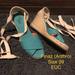 Anthropologie Shoes | Anthropologie Espadrille Wedges | Color: Blue/Green | Size: 9
