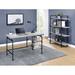 17 Stories Mccafferty Desk Wood/Metal in Black/Brown/Gray | 30 H x 47.25 W x 23.5 D in | Wayfair 41DACE60B4E1486CA1AF6025367DF356