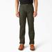 Dickies Men's Flex Regular Fit Duck Carpenter Pants - Stonewashed Moss Green Size 32 X 34 (DP802)
