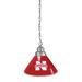 Holland Bar Stool NCAA 1 - Light Single Cone Pendant in Gray | 10 H x 14 W x 14 D in | Wayfair BL1CHNebrUn