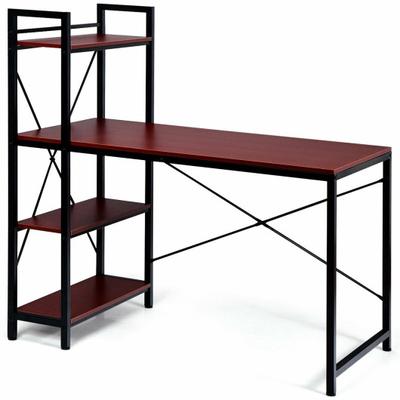 Costway 47.5 Inch Writing Study Computer Desk with...