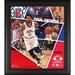 "Paul George LA Clippers Framed 15"" x 17"" Impact Player Collage with a Piece of Team-Used Basketball - Limited Edition 500"