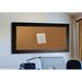 Lark Manor™ Linlin Wall Mounted Bulletin Board Wood/Cork in Black/Brown | 24 H x 24 W x 0.75 D in | Wayfair BRYS4038 32815852