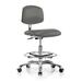 Orren Ellis Catawba Low-Back Drafting Chair Aluminum/Upholstered in Gray | 30 H x 24 W x 24 D in | Wayfair FFAD1F7F4F744E75A852722AAC4A3BB3