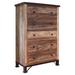 Rosalind Wheeler Dandre 3 Drawer Chest Wood in Black | 54 H x 36 W x 18 D in | Wayfair 2E351BE18C38417488724B6AAEC4BB74