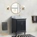 Canora Grey IIkley 25" Single Bathroom Vanity Set Wood/Marble in Gray | 35.5 H x 25 W x 22 D in | Wayfair D1C231FBA4954681A586ED881A70DC82