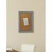 Lark Manor™ Linlin Wall Mounted Bulletin Board Wood/Cork in Brown/Gray | 41 H x 0.75 D in | Wayfair C83/18-36