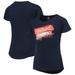 Girls Youth Navy Detroit Tigers Brush Stroke Dolman T-Shirt