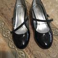 Nine West Shoes | Black Patent Leather Shoes With Strap. | Color: Black | Size: 5.5