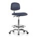 Orren Ellis Arista Vinyl Drafting Chair Aluminum/Upholstered in Gray | 34.25 H x 24 W x 24 D in | Wayfair 7F391B2E402C4DF7967EC2F7202CDF28