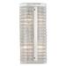 Hudson Valley Athens 4 Light Wall Sconce Glass/Metal in Gray | 15.75 H x 7 W x 7 D in | Wayfair 2854-PN