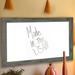 Lark Manor™ Barnwood Dry Erase Board Wood/Manufactured Wood in Gray/White/Brown | 42 H x 36 W x 0.75 D in | Wayfair W64/30.5-36.5