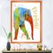 East Urban Home Colorful Safari Animals C - Picture Frame Graphic Art on Canvas Canvas, Cotton in Green | 20 H x 12 W x 1 D in | Wayfair