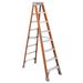 Louisville Ladder, 8 Ft, Fiberglass Step Ladder, Type Ia, 300 Lb Load Capacity, Fs1508 Fiberglass in Orange | 26 W x 7 D in | Wayfair