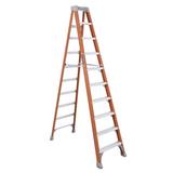 Louisville Ladder, 10 Ft, Fiberglass Step Ladder, Type Ia, 300 Lb Load Capacity, Fs1510 Fiberglass in Orange | 29 W x 7 D in | Wayfair