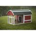 Tucker Murphy Pet™ Kai Red Barn Small Chicken Coop | 39 H x 45 W x 71 D in | Wayfair 465