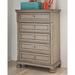 Ophelia & Co. Dabria 5 Drawer Chest Wood in Brown/Gray | 48 H x 34 W x 17 D in | Wayfair F4FF92A546C94031A32FA9E2E21E4749