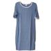 Lularoe Dresses | Lularoe Womans Julia Blue Short Sleeve Dress Size Large | Color: Blue/White | Size: L