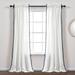 Pom Pom Window Curtain Panel Navy Single 50X95+2 - Lush Decor 16T004295