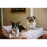 Tucker Murphy Pet™ Rosalie Moroccan Lounge Dog Bed Polyester/Cotton in Gray | 10 H x 44 W x 37 D in | Wayfair PY3012BXLF
