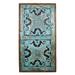 Bungalow Rose Elisabel Architectural Wall Decor Wood/Metal in Green/Blue | 57 H x 31 W in | Wayfair 04CE6DB4BEAC471AB1A6A4C573916FC7