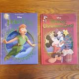 Disney Other | 2 Disney Bks: Peter Pan & Mickey's Christmas Carol | Color: Tan | Size: Osbb