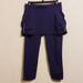 Athleta Pants & Jumpsuits | Athleta Contender 2 In 1 Yoga Skirt Capri Purple | Color: Purple | Size: Mt