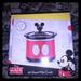 Disney Kitchen | Brand New Mickey Mouse Mini Crock Pot | Color: Black/Red | Size: Os