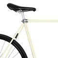 MOOXIBIKE Vanilla Sky Creme Mini Fahrradfolie glänzend für Rennrad, MTB, Trekkingrad, Fixie, Hollandrad, Citybike, Scooter, Rollator für circa 13 cm Rahmenumfang