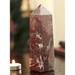 World Menagerie Jadine Unique Gemstone Red Obelisk Sculpture Stone in Gray/Red | 8 H x 2 W x 2 D in | Wayfair 177835