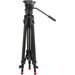 Sachtler Ace M System Black Edition with Tripod & Mid-Level Spreader (75mm Bowl) 1001BE