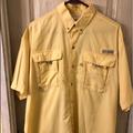 Columbia Shirts | Columbia Men's Fishing Shirt Med Worn A Few Times | Color: Yellow | Size: M