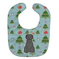 Caroline's Treasures Christmas Baby Bib, Briard Black, Large