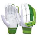 KOOKABURRA Boys' 2020 Kahuna 4.1 Batting Gloves, White/Green, Junior Right Hand