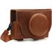 MegaGear Ever Ready Genuine Leather Camera Case for Sony Cyber-shot DSC-RX100 VII (B MG1728