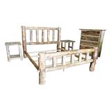 Millwood Pines Lavallee Platform Solid Wood 3 Piece Bedroom Set Wood in Brown | Queen | Wayfair B88DC1F155FC450DBD2F0D844685AFF9